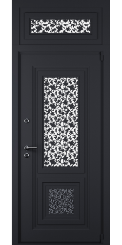 Стальная дверь с  фрамугой Амелия-1